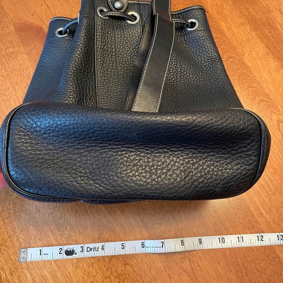 Dooney & Bourke Black Leather Shoulder Bag - Picture 11 of 16